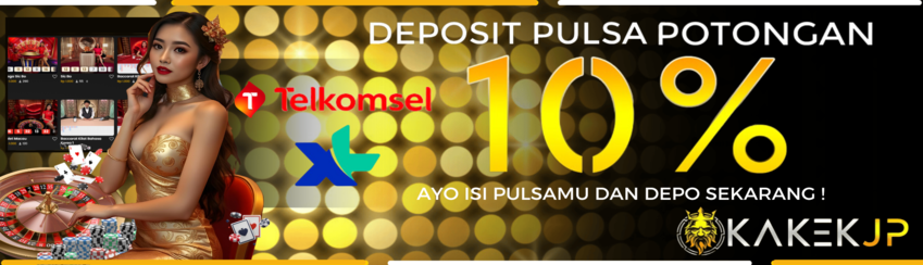 DEPOSIT PULSA POTONGAN 10%